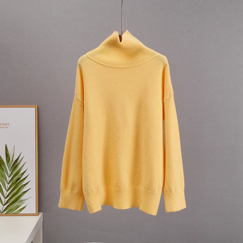 Hirsionsan Chic Turtle Neck Sweater