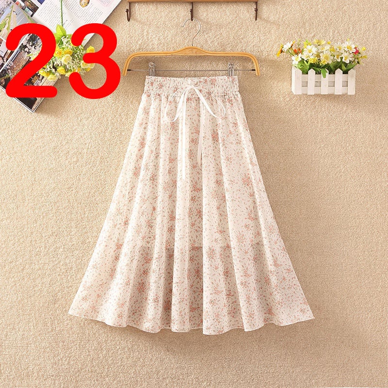 Elegant Summer Chiffon Skirt