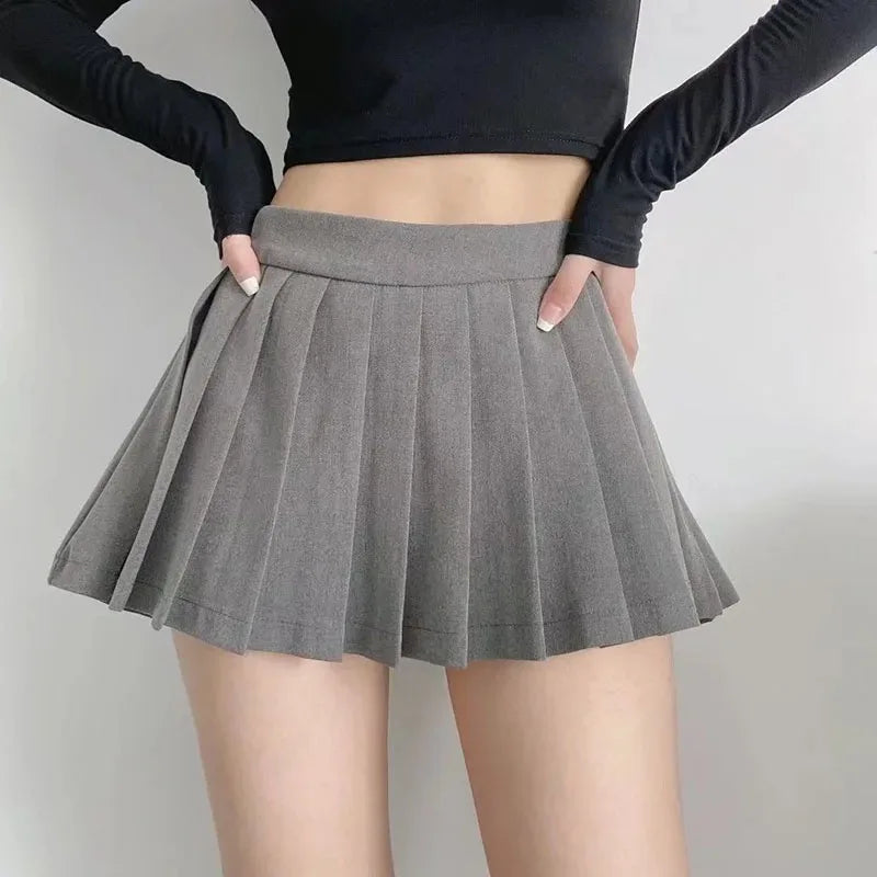 Spice girl pleated Korean mini skirt