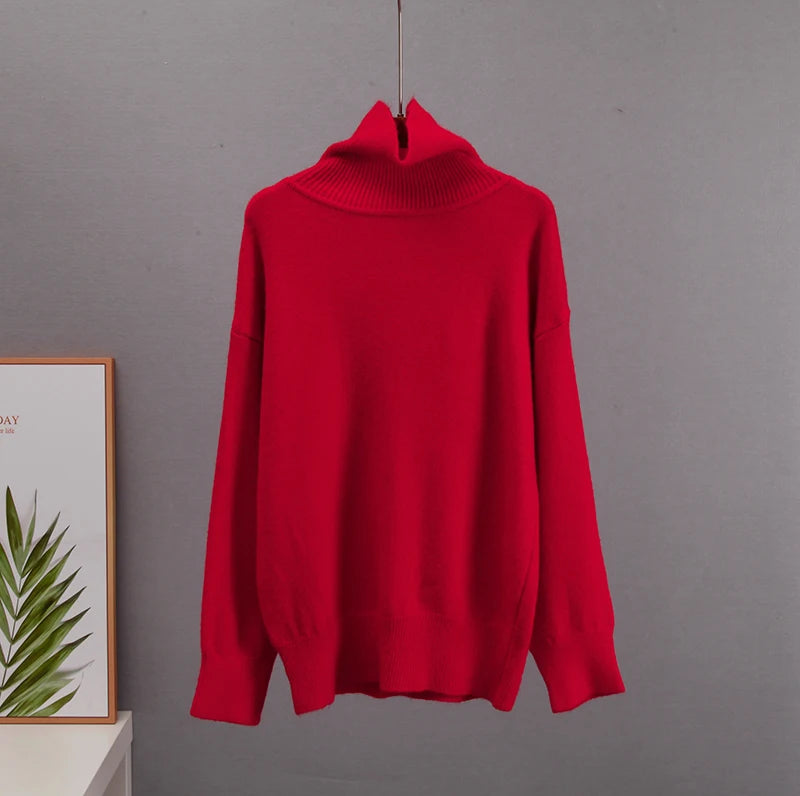Hirsionsan Chic Turtle Neck Sweater