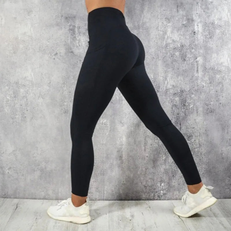 Yoga Fitness Women Leggings with Pocket Gym