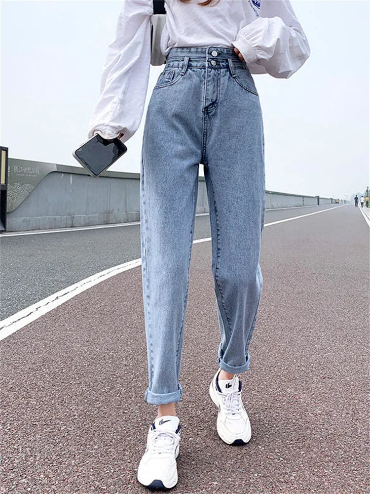 loose woman denim jeans Pants trousers