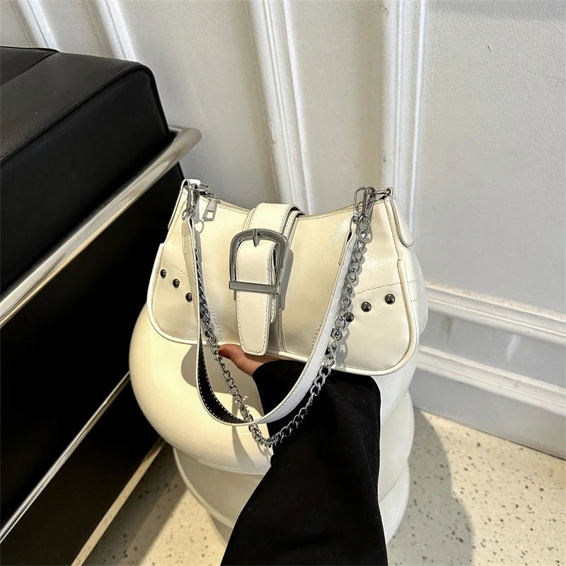 Vintage Rivet Women's Shoulder Bag
