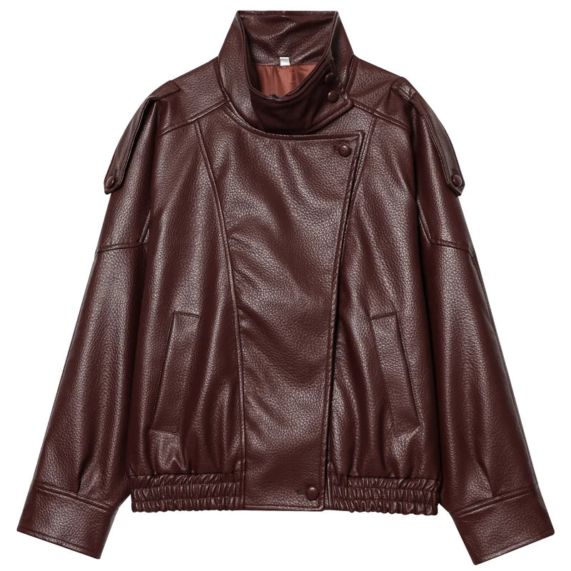 HXAO Women's Jacket Leather Jackets