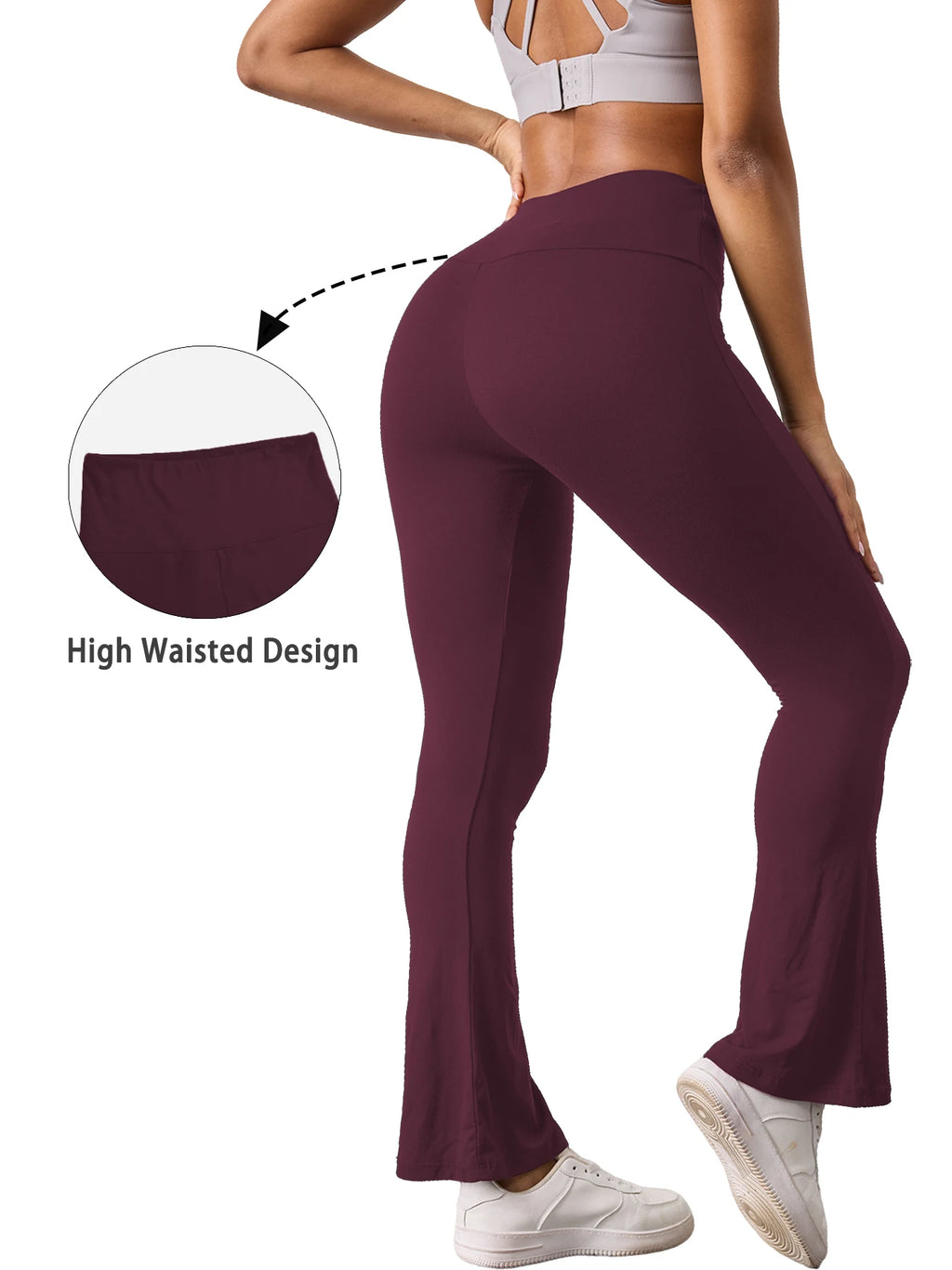 Women's Super Soft Flare Pants Bell Bottoms