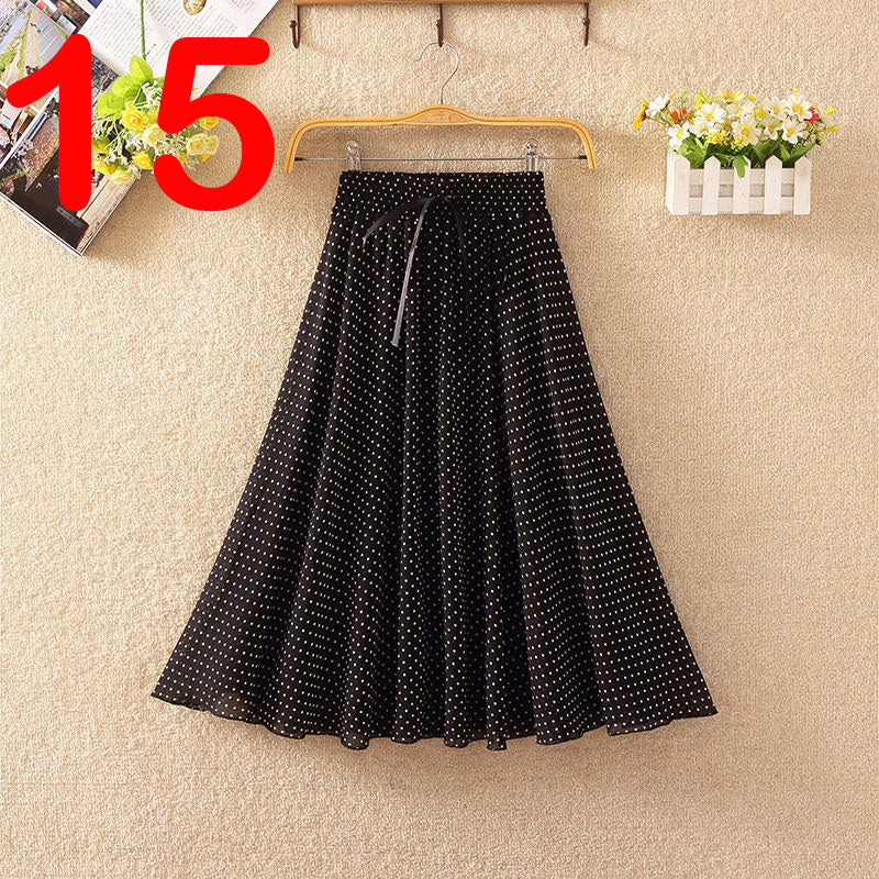 Elegant Summer Chiffon Skirt