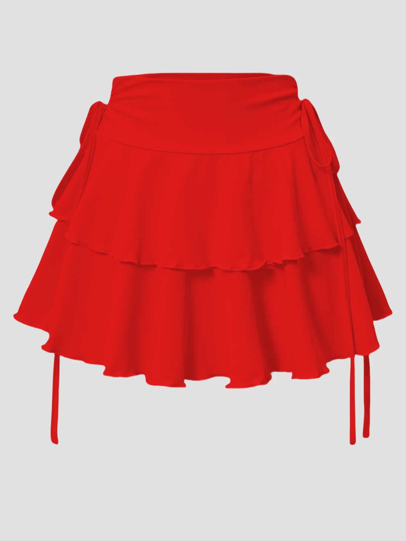 Neuer einfarbiger Rock Damen Sommer Mode Outdoor Vielseitig Hohe Taille Schmal Geschnitten Elastischer Bund Kurzer Rock Ware Auf Lager