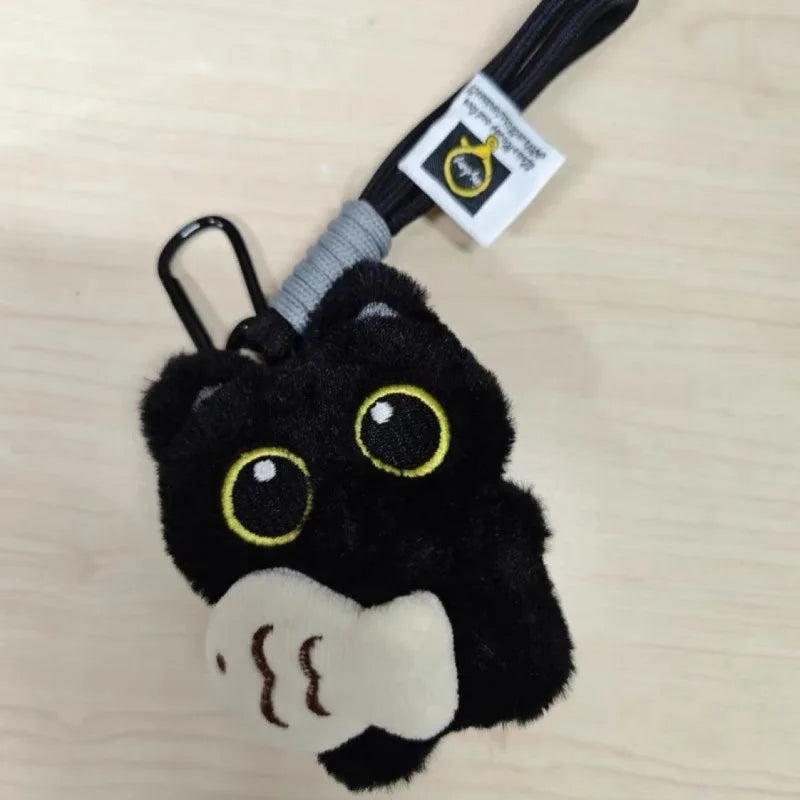 Black Cat Doll Toy Keychain Bag Pendant Charms