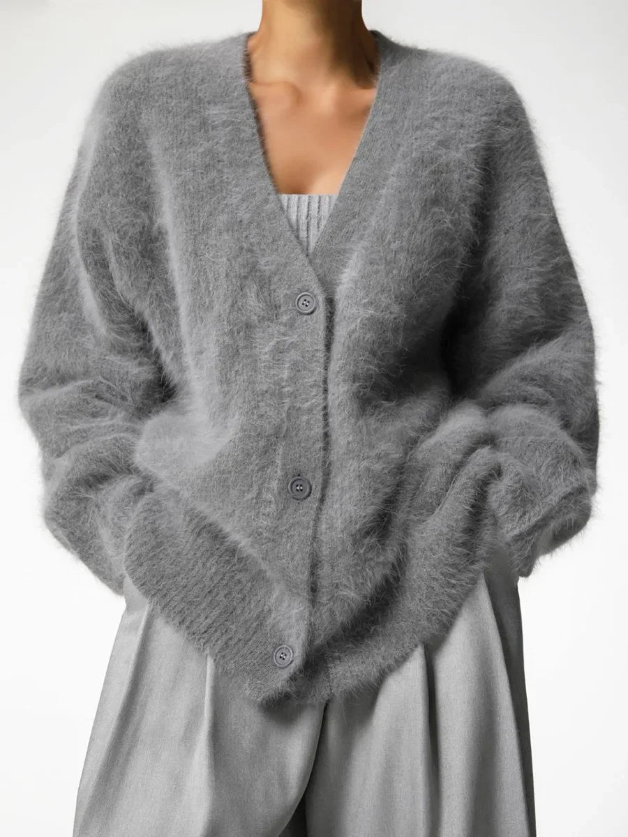 Hirsionsan Long Sleeve Sweater Knitted Outwear