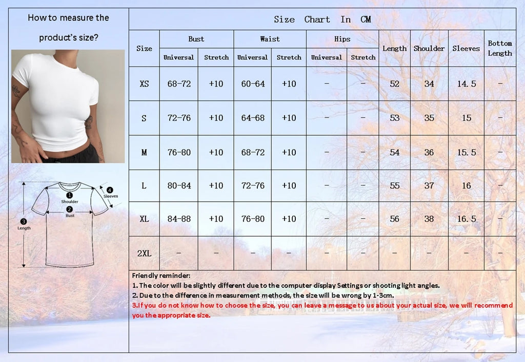 Damenbekleidung Kurzarm T-Shirt Eng Anliegende Oberteile Damen O-Ausschnitt Gestricktes Etui-T-Shirt Streetwear Sex Sportlich 2024 Y2K Neu2410