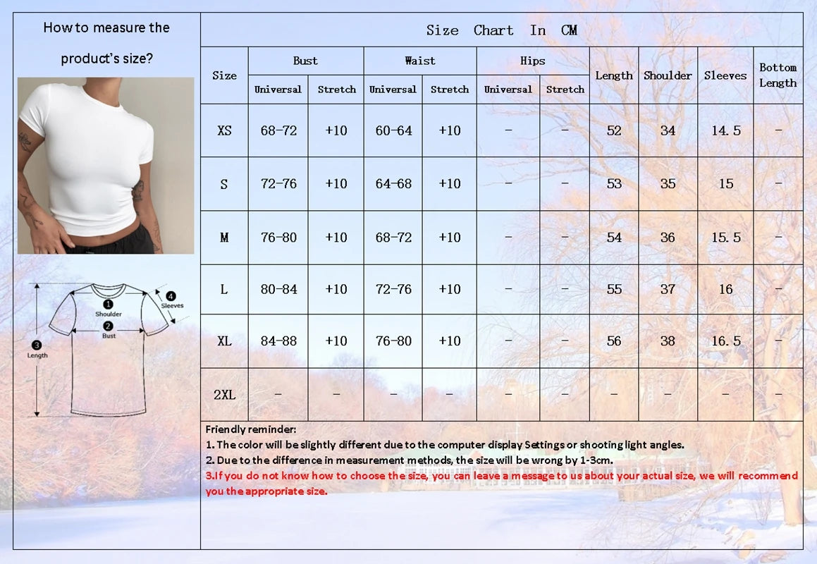 Damenbekleidung Kurzarm T-Shirt Eng Anliegende Oberteile Damen O-Ausschnitt Gestricktes Etui-T-Shirt Streetwear Sex Sportlich 2024 Y2K Neu2410