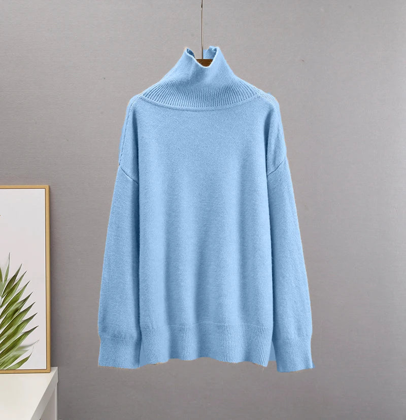 Hirsionsan Chic Turtle Neck Sweater