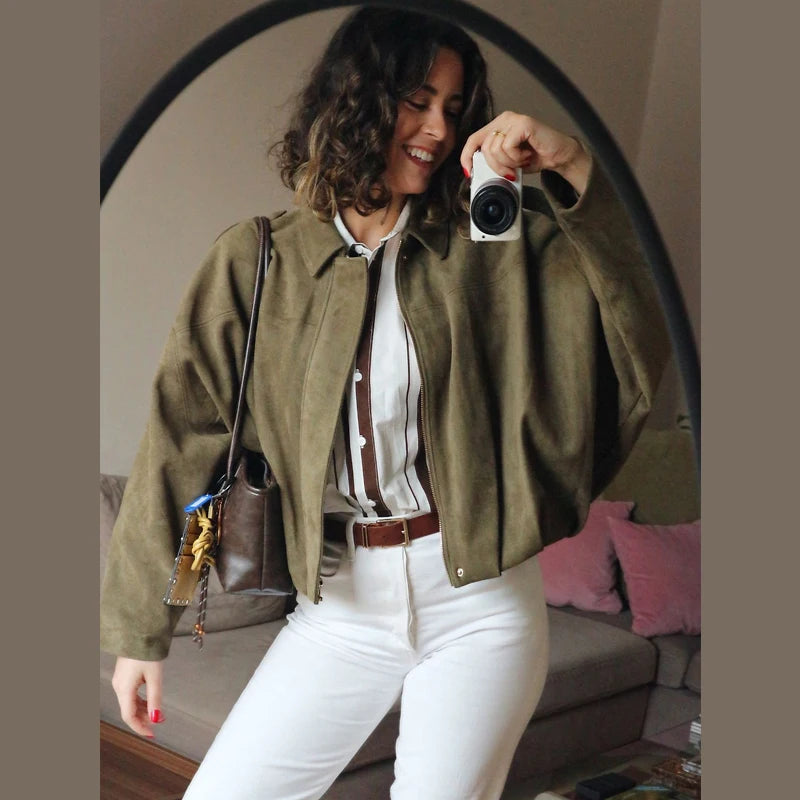 HXAO Women's Bomber Jacket