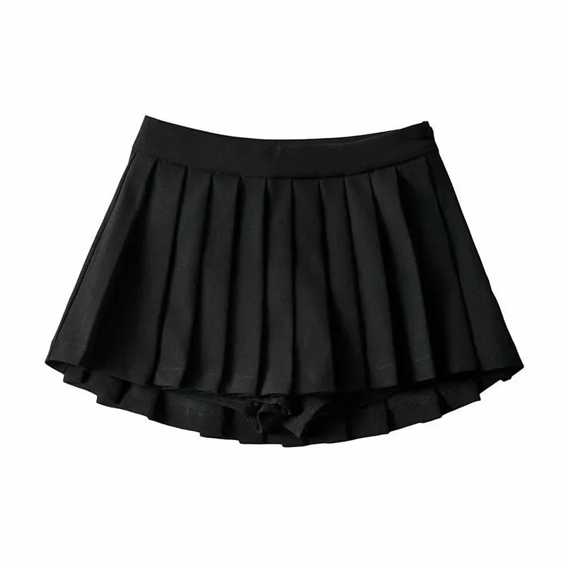 Spice girl pleated Korean mini skirt