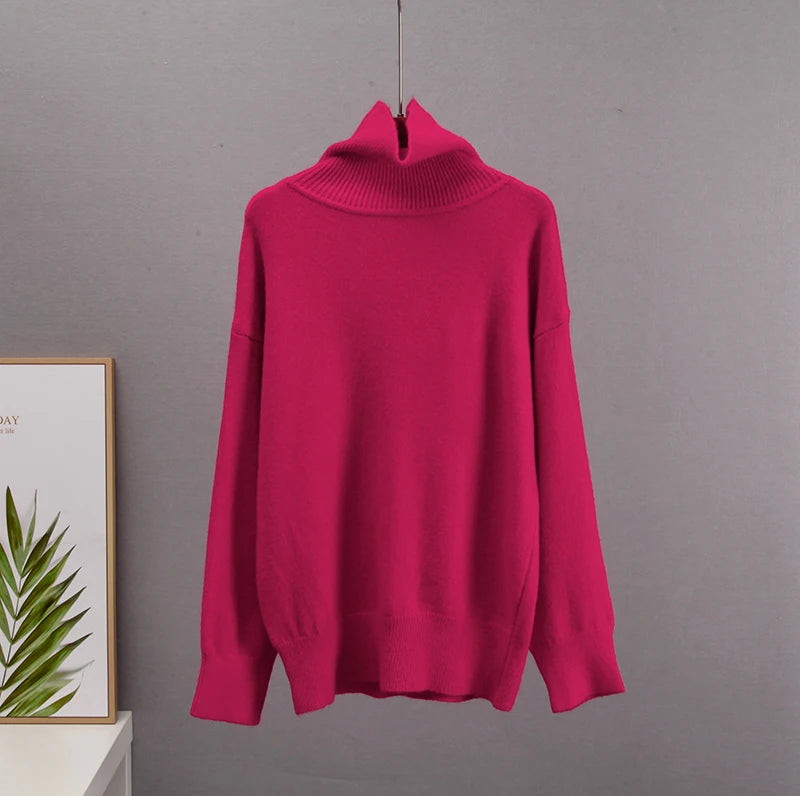Hirsionsan Chic Turtle Neck Sweater