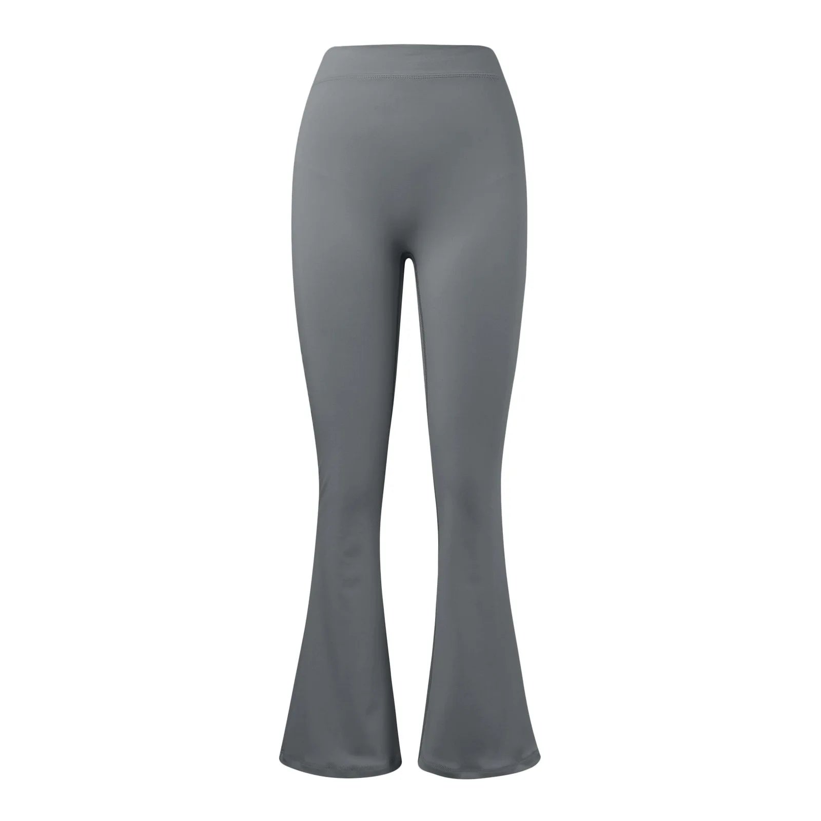 Fashion Micro Horn Leggings Damen V-Rücken Taille Sporthose Hohe Taille Push Up Po Gym Hose Einfarbig Schlank Freizeit Leggings