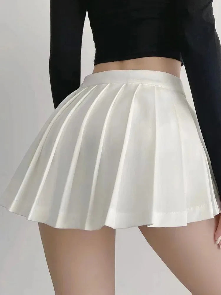 Spice girl pleated Korean mini skirt