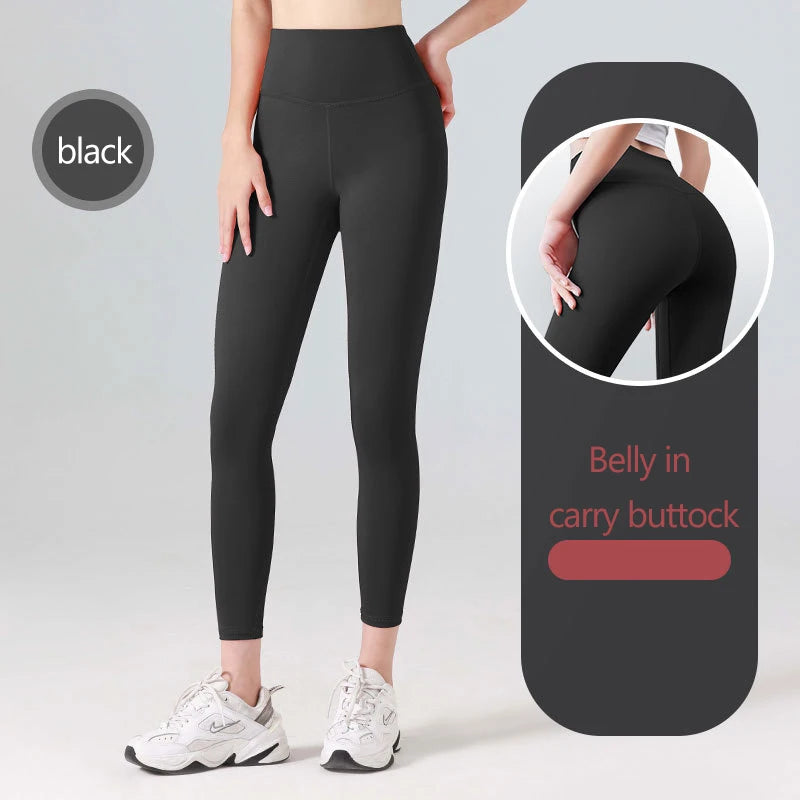 Ribbed Yoga Pants High Waisted Tights