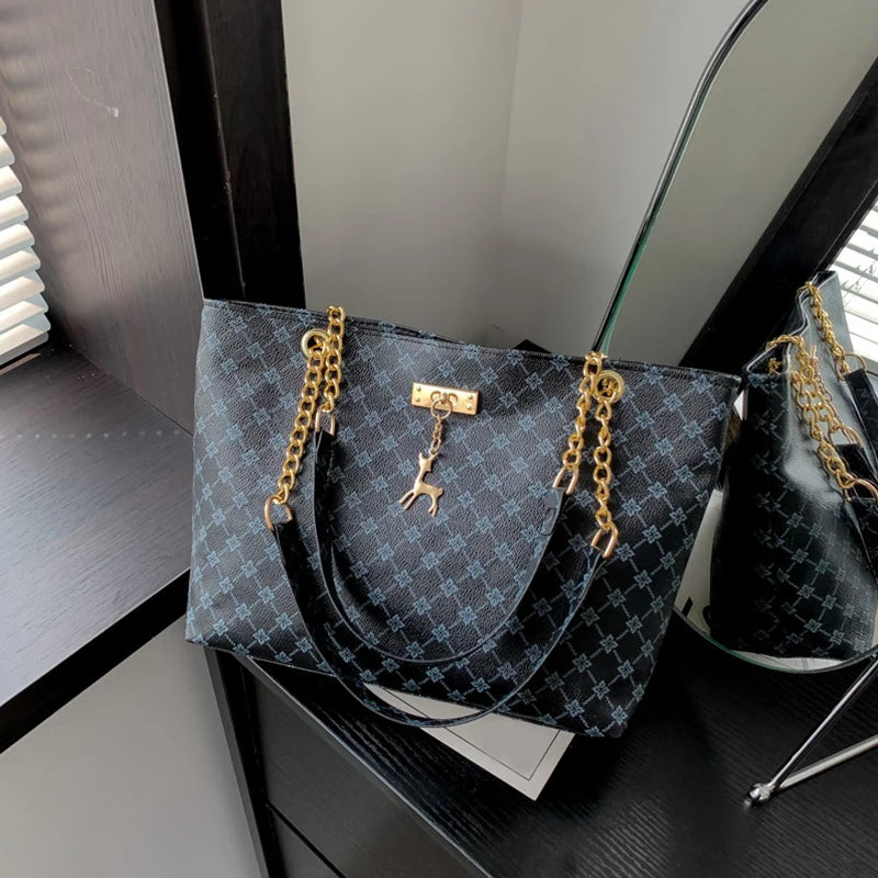 New Presbyopia Leather Handbag