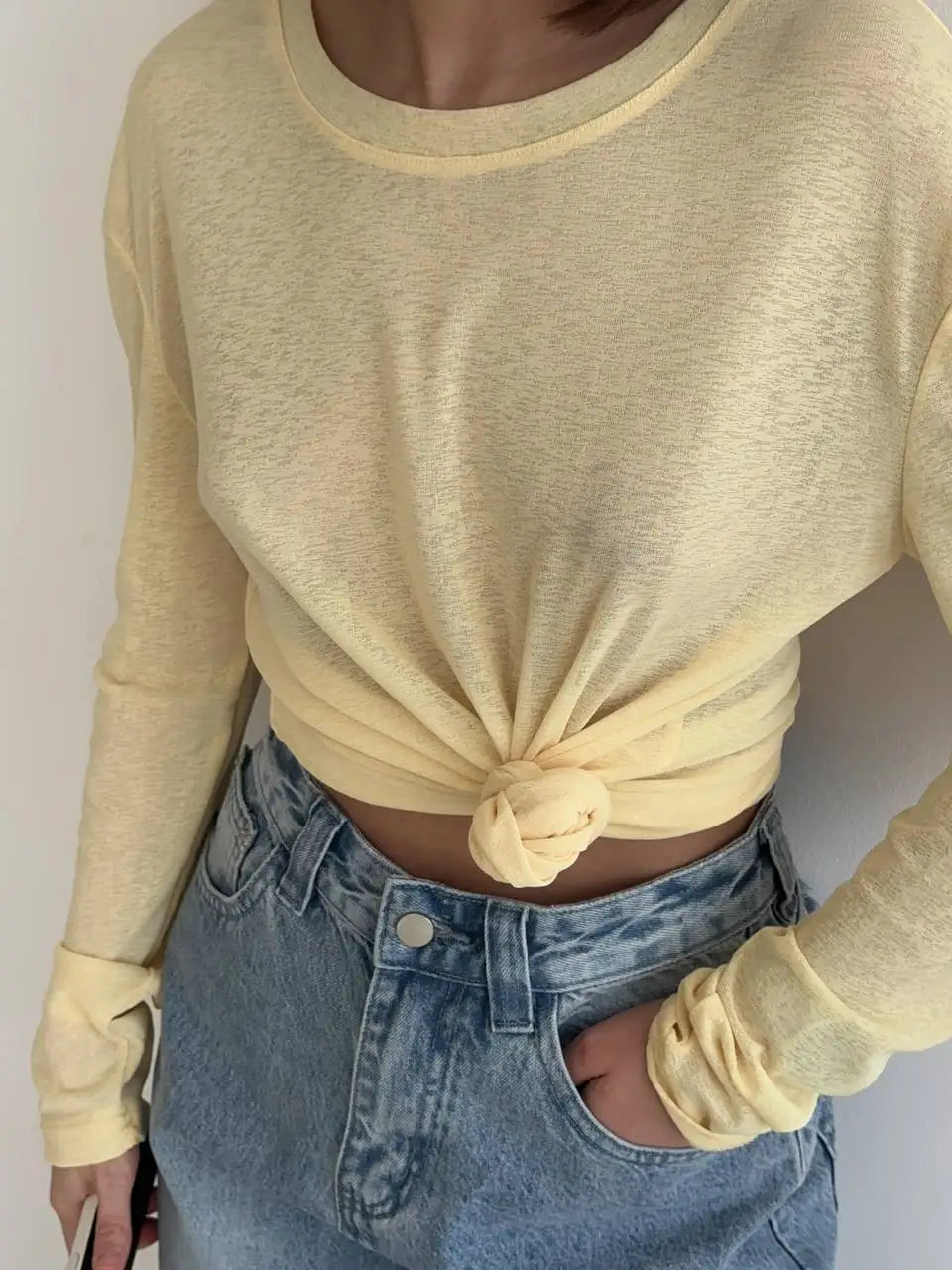 Casual Knitted Soft Woman Tops