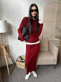 Hirsionsan Modal Soft Loose Sets Dress Women  Tracksuit