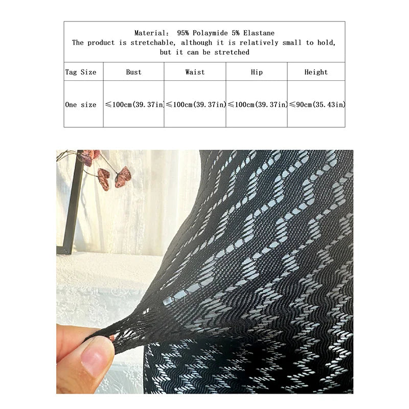 Fishnet Cover Up Without Bikini Hollow Out Beachwear