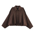 Women's Army Elegant Bomber Jackets Coats