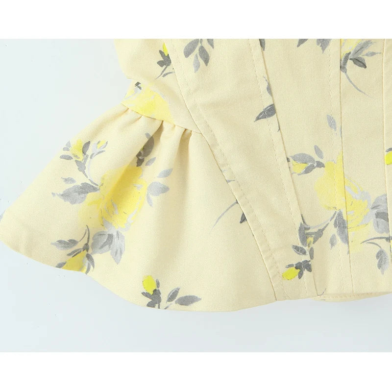 Cami 2026 Summer Floral Printed Tops