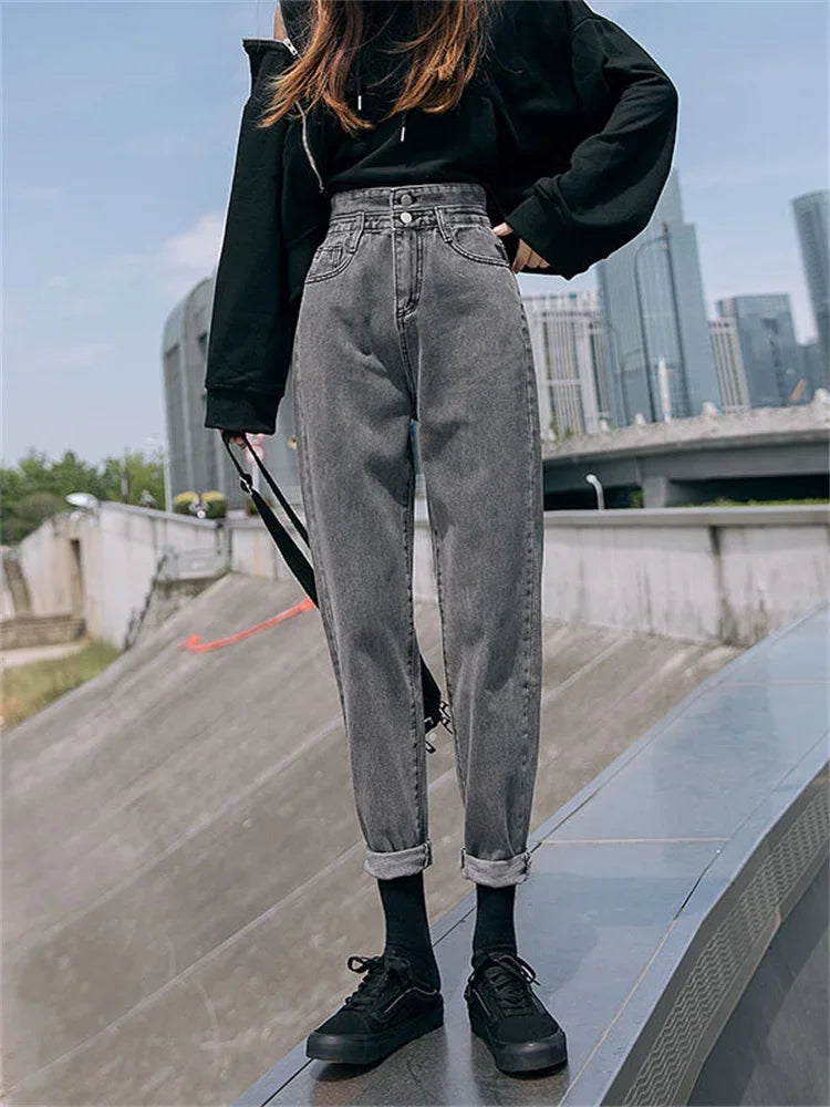 loose woman denim jeans Pants trousers
