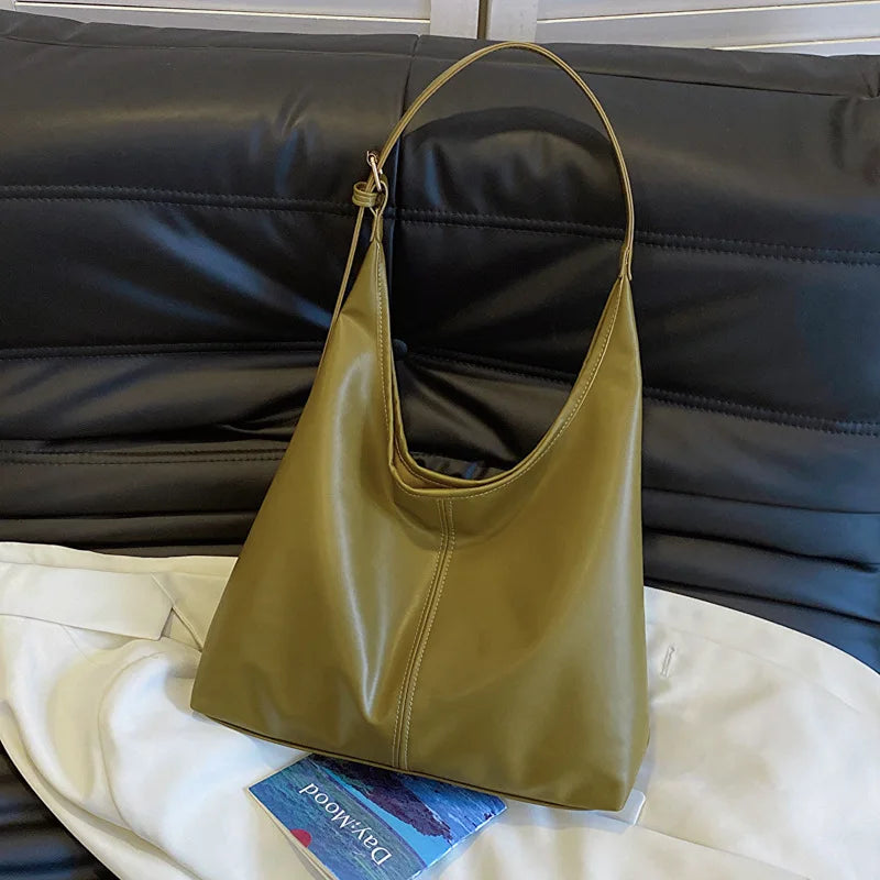 Retro Women's Tote Vintage Underarm Handbag