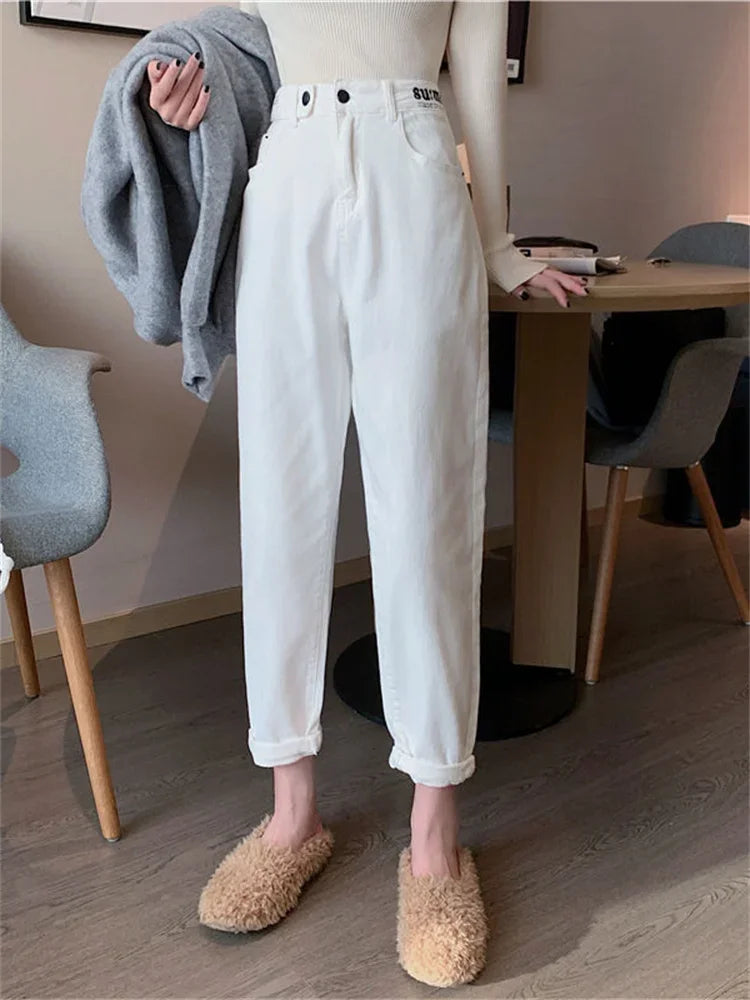 loose woman denim jeans Pants trousers