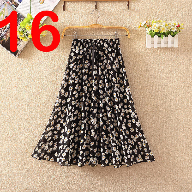 Elegant Summer Chiffon Skirt