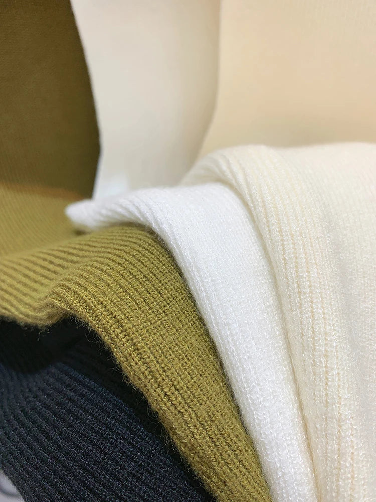 Women Knitted Tank Top Summer Fall Slim Sweater