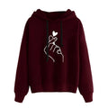 Sweatshirts Top Drawstring Pockets Loose Hoodies