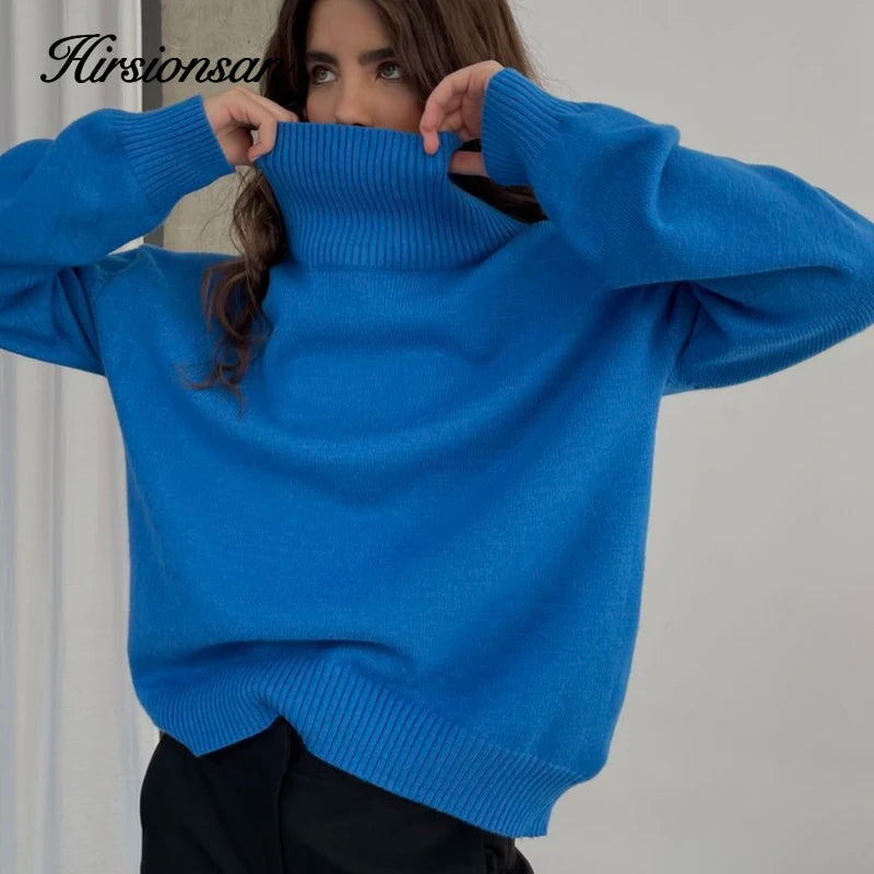 Hirsionsan Chic Turtle Neck Sweater