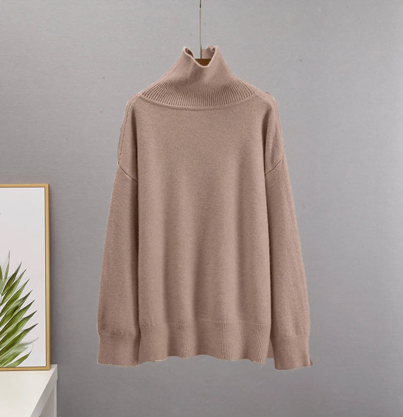 Hirsionsan Chic Turtle Neck Sweater