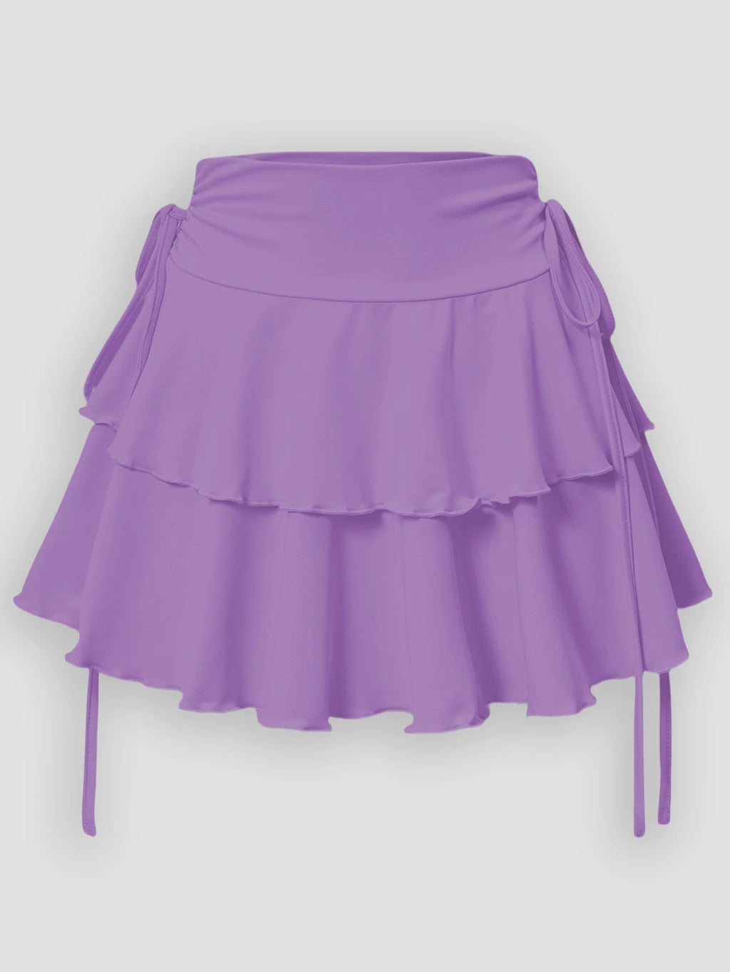 Neuer einfarbiger Rock Damen Sommer Mode Outdoor Vielseitig Hohe Taille Schmal Geschnitten Elastischer Bund Kurzer Rock Ware Auf Lager