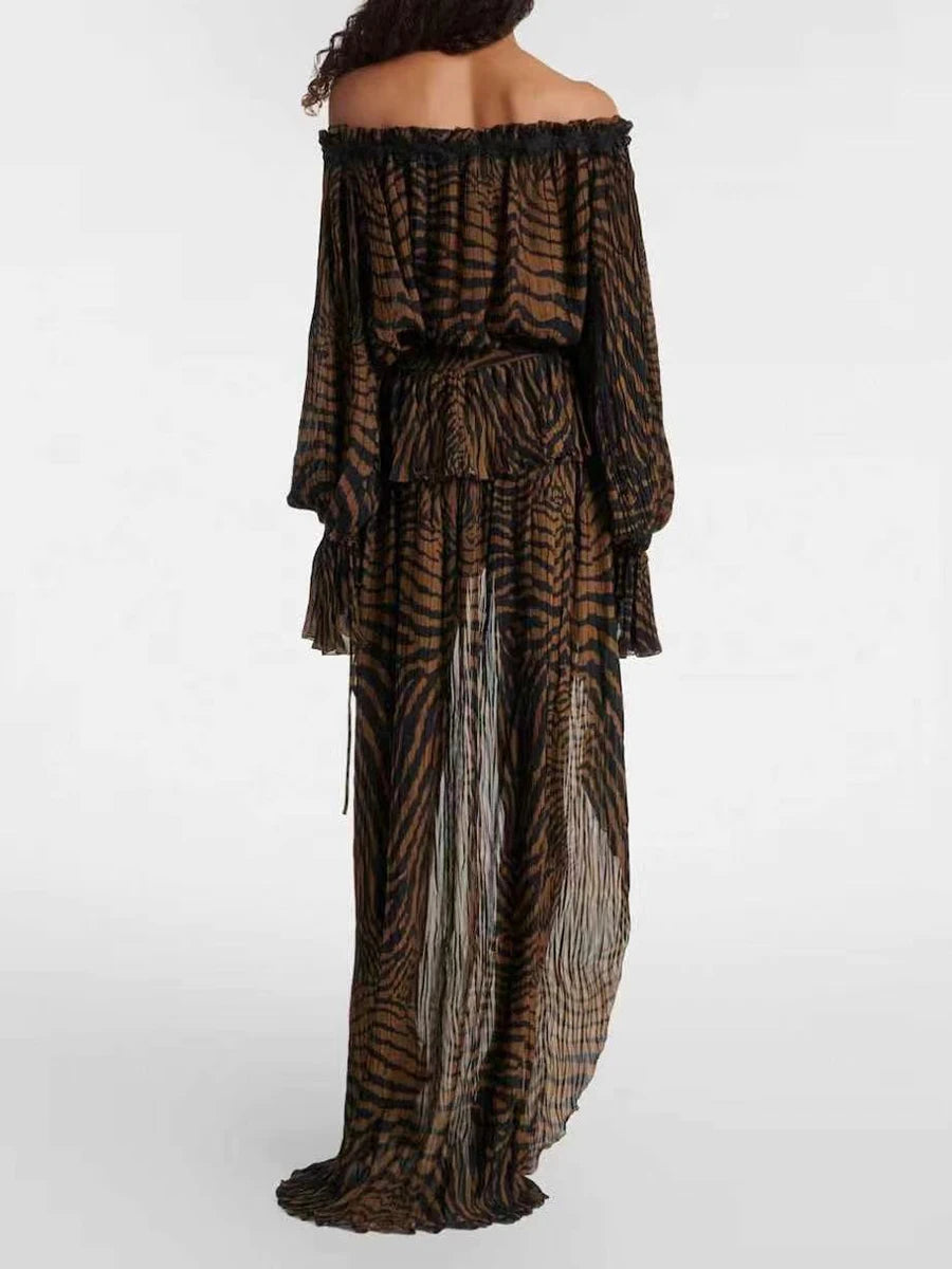 VGH Zebra Print Two piece set for women
