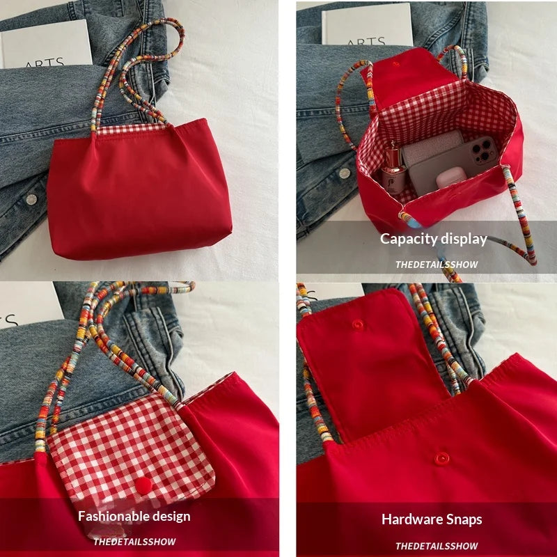 Fashionable Casual Hand-held Handbag
