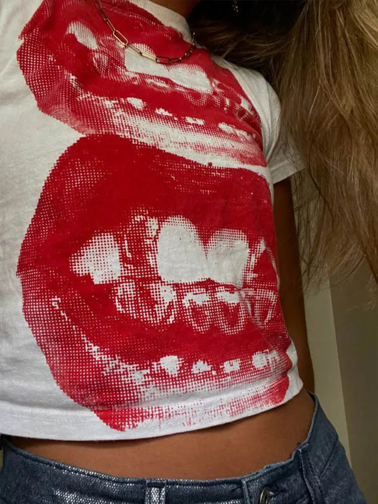 Gothic Street T-shirt Women's Summer