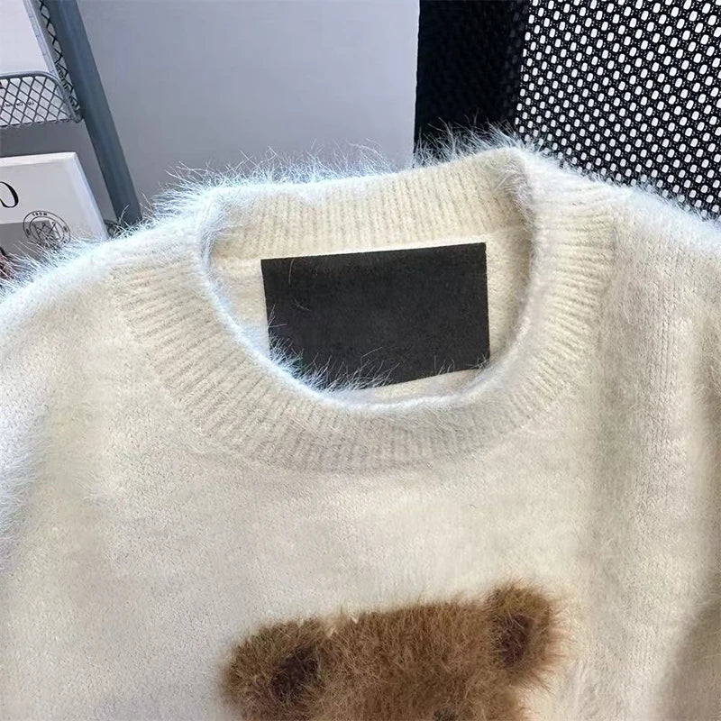 Autumn Faux Mink Velvet Sweaters Women