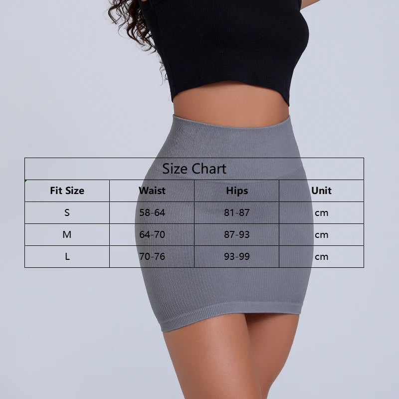 1 Stück Frühling Sommer Neu Hoher Bund Elastischer Business Damen Minirock Schwarz Schlankmachender Strickrock Halber Körper Professionelle Arbeit