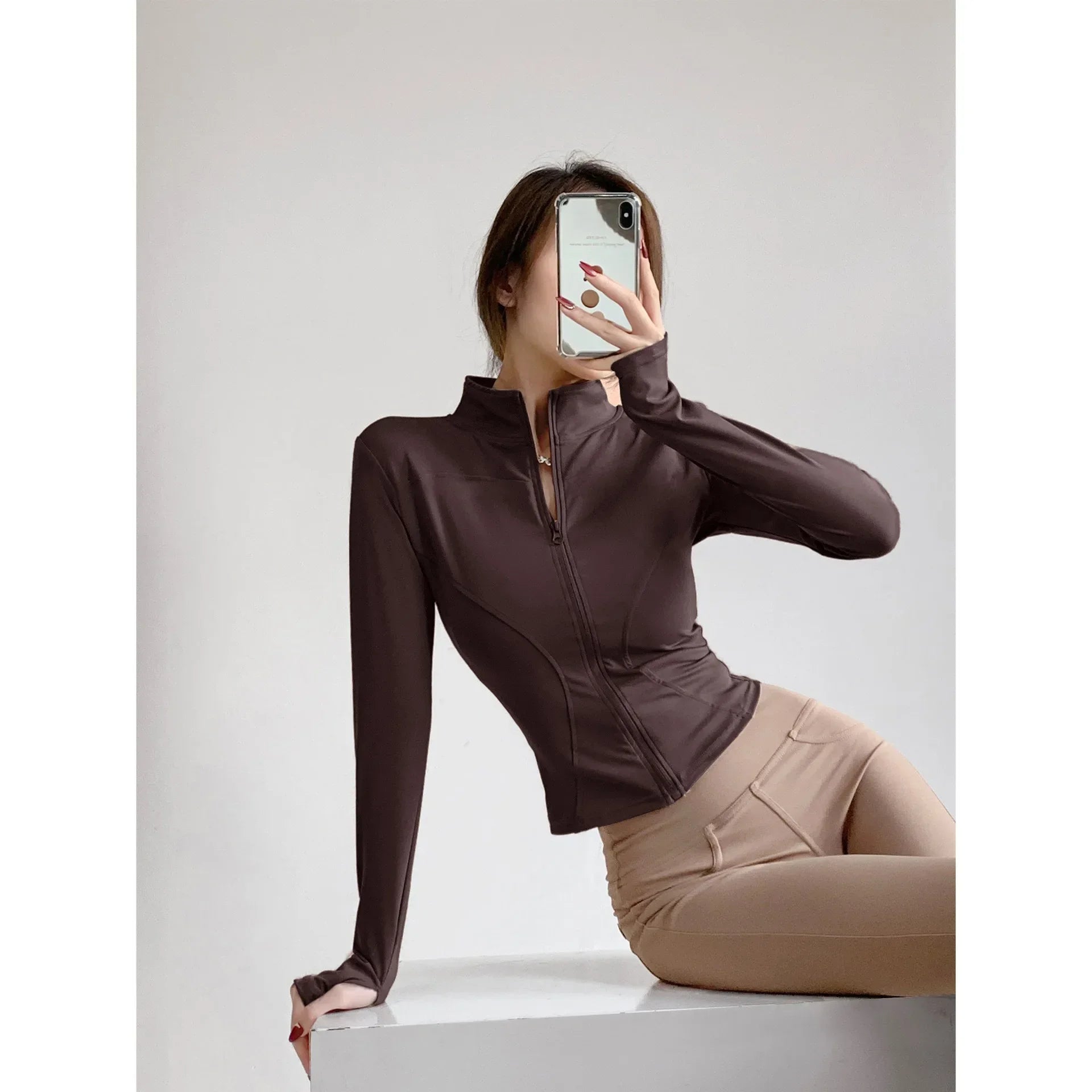 Long Sleeve Zipper Jacket