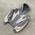 Devil Pattern Zipper Hoodie Jacket