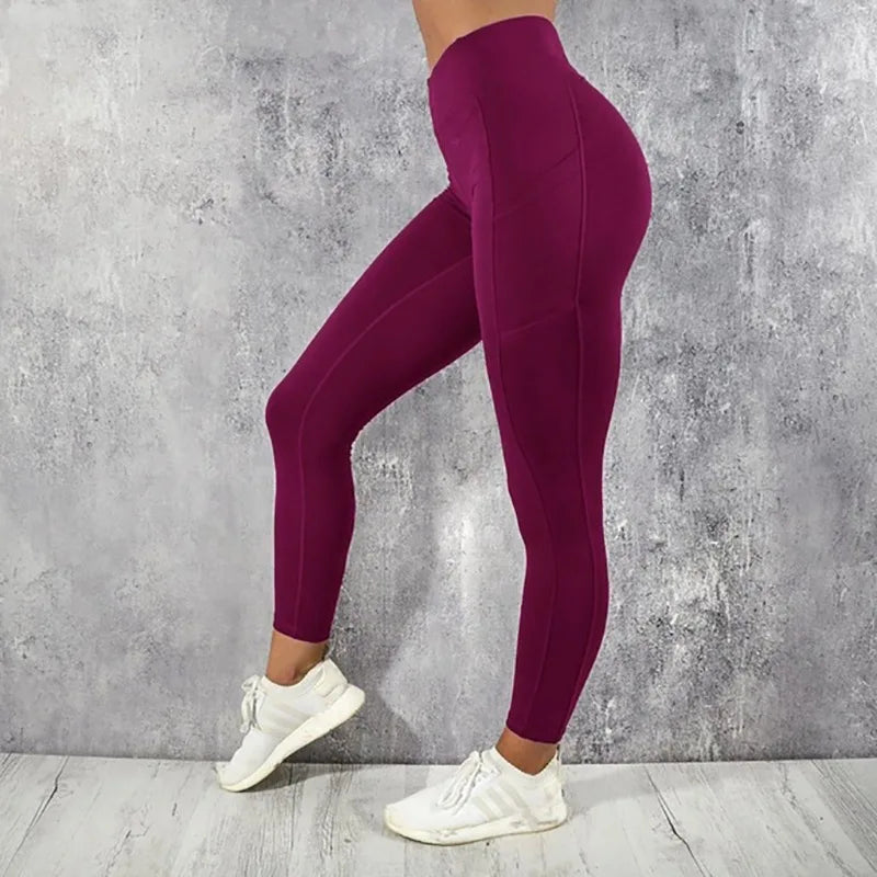 Yoga Fitness Women Leggings with Pocket Gym
