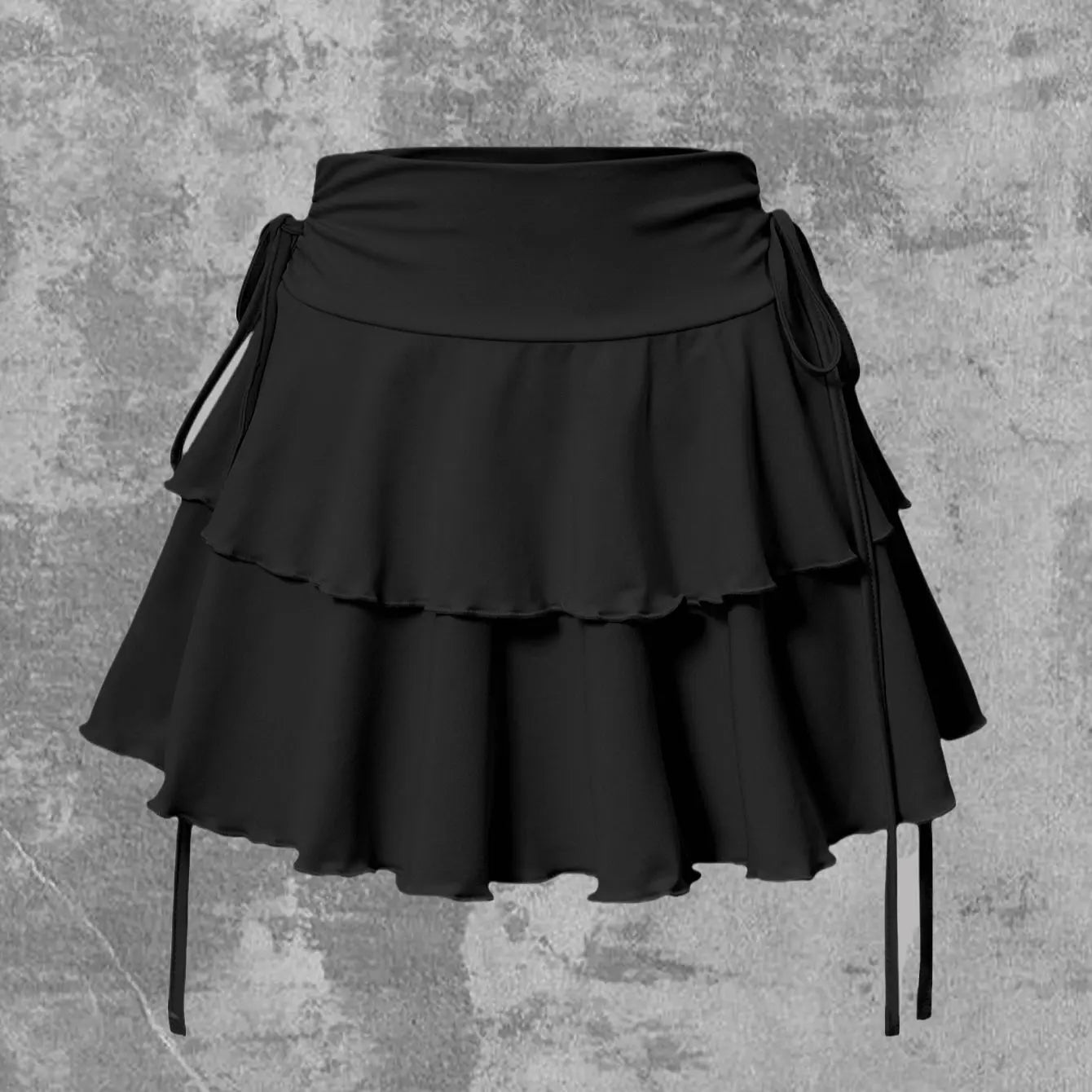 Neuer einfarbiger Rock Damen Sommer Mode Outdoor Vielseitig Hohe Taille Schmal Geschnitten Elastischer Bund Kurzer Rock Ware Auf Lager