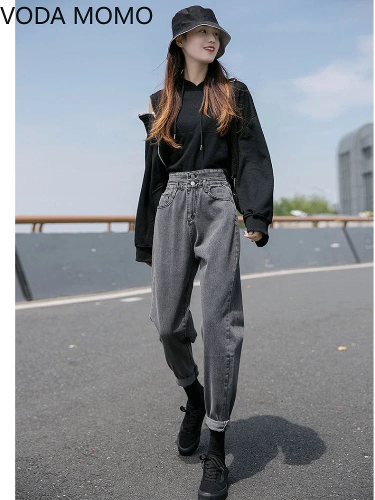 loose woman denim jeans Pants trousers
