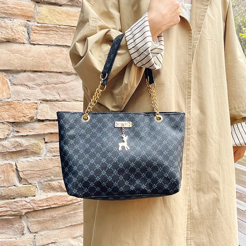 Women's Large Capacity Tote Handbag