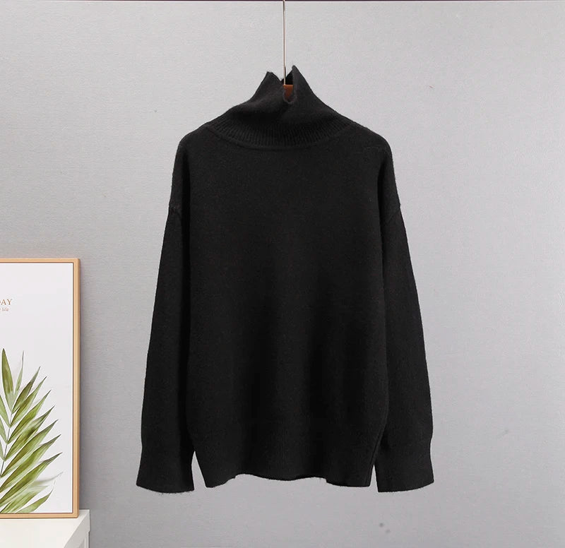Hirsionsan Chic Turtle Neck Sweater