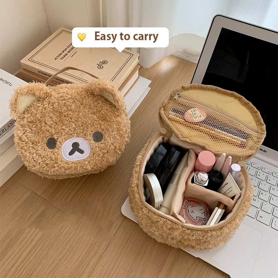 Makeup Case Anime Bear Cosmetic Handbag